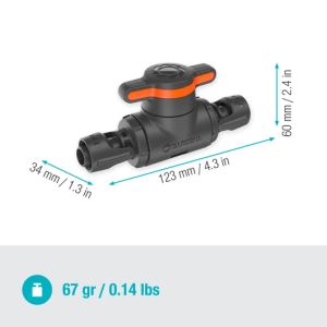 Спирателен кран GARDENA 13 mm (1/2 цола)